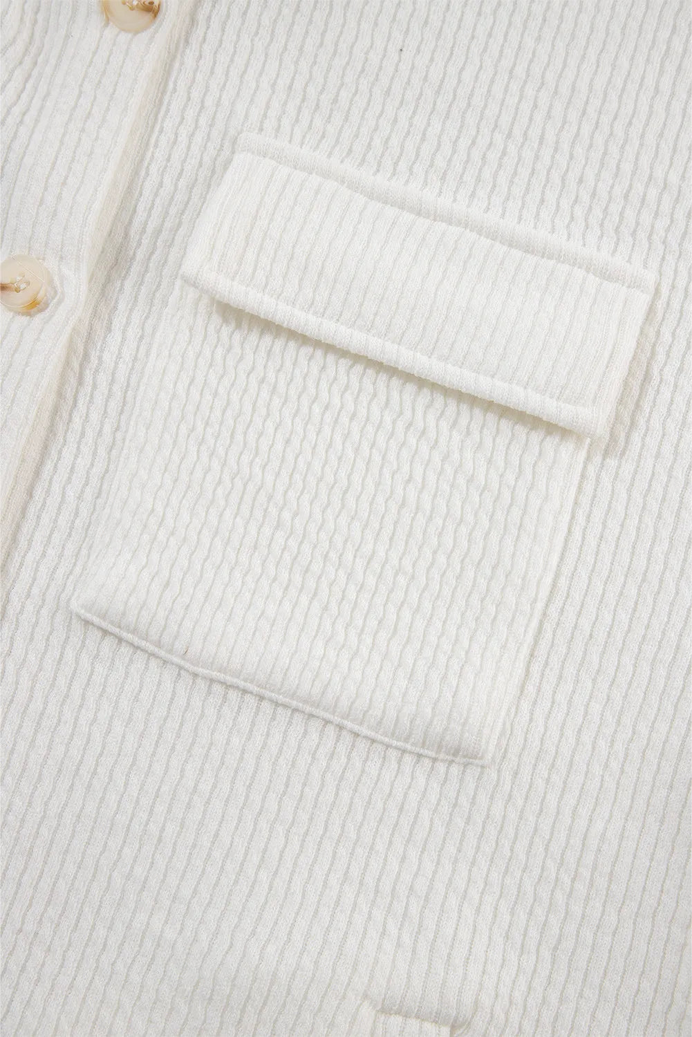 Langärmlige Hemdjacke mit Knopfleiste