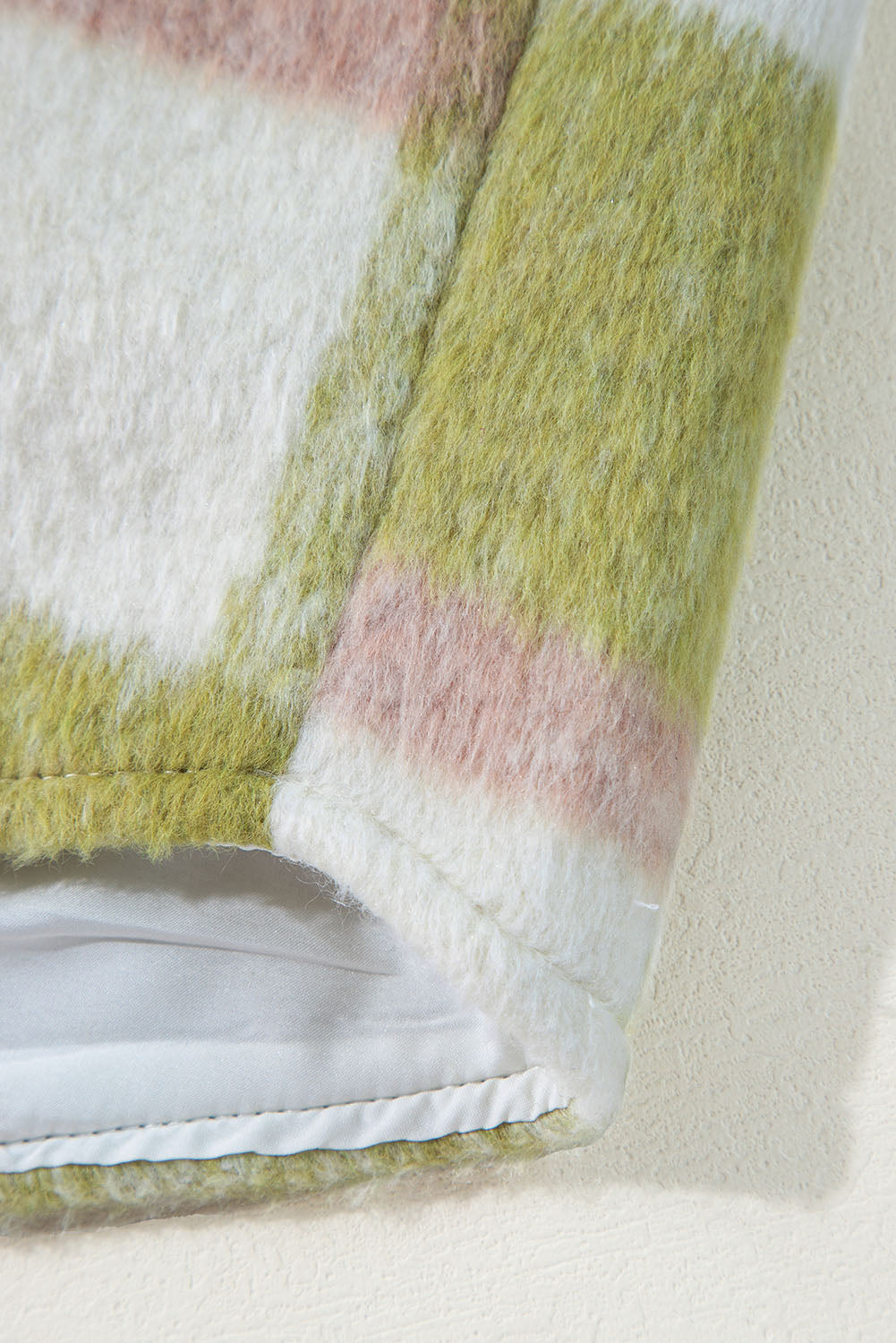 Shacket mit kariertem Kragen und Taschen