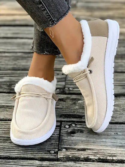 Fluff – Flache Slipper mit runder Zehenpartie