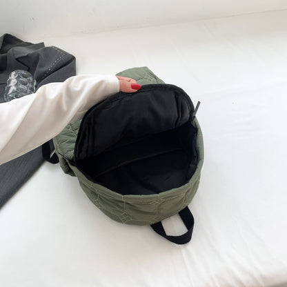 Gesteppte Rucksacktasche aus Polyester