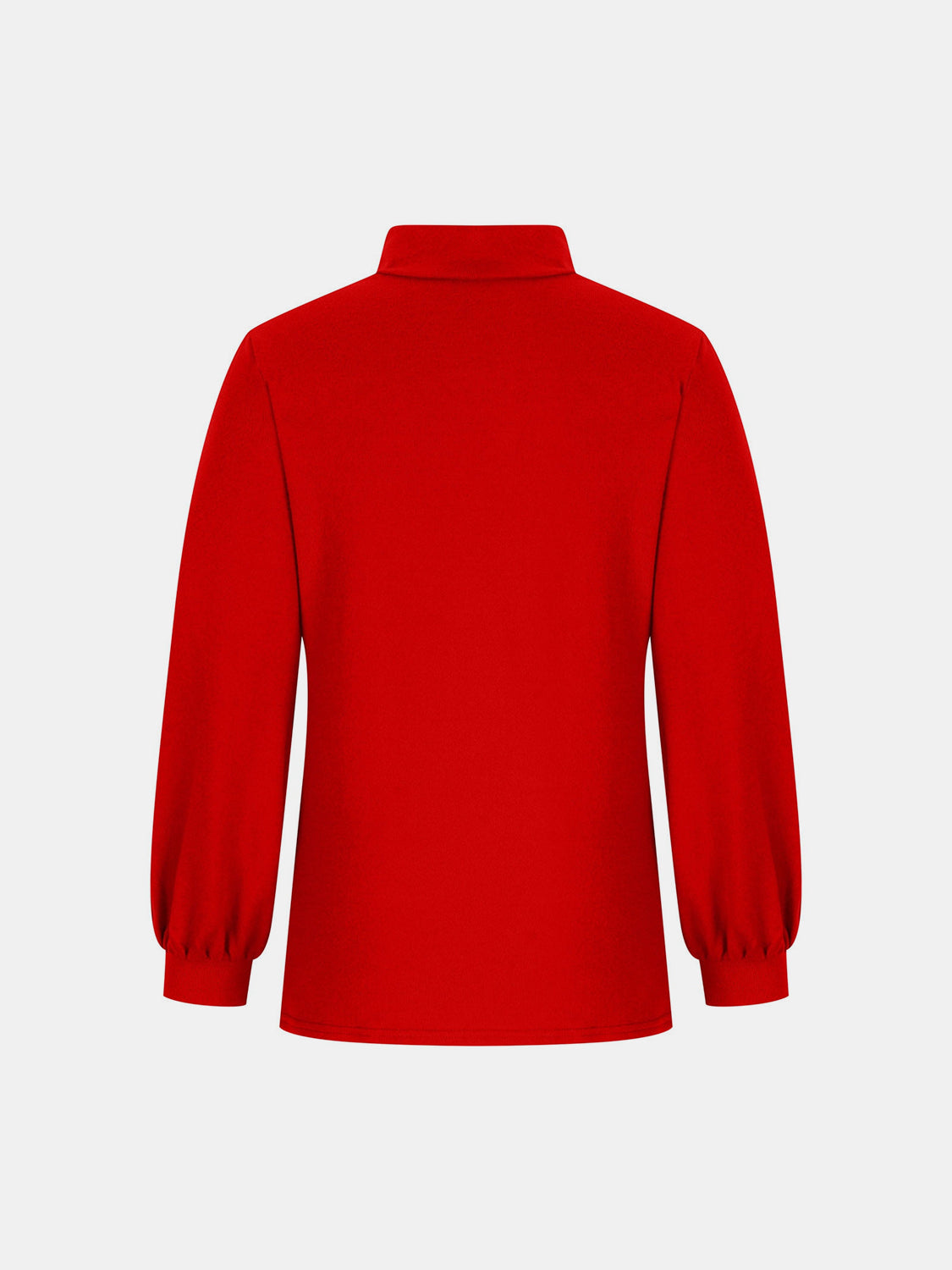 Full Size Mock Neck Long Sleeve T-Shirt