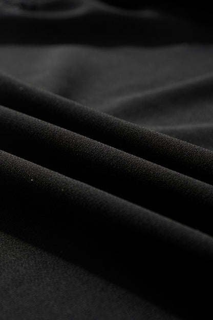 Bluse mit Rundhalsausschnitt und langen Ärmeln und Spitzendetail