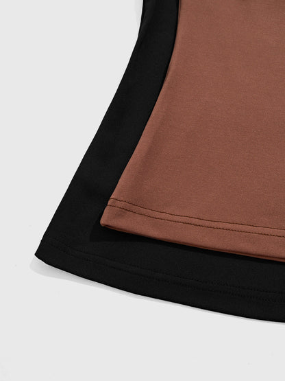 T-Shirt mit Rundhalsausschnitt und langen Ärmeln