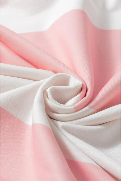 Langarm-Top mit Rundhalsausschnitt und Kontrastfarbblock