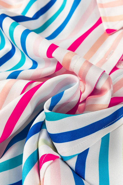 Hemd mit Kontraststreifen und Kragen