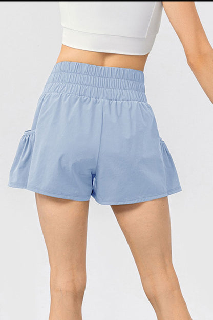 Aktive Shorts mit Taschen und elastischer Taille