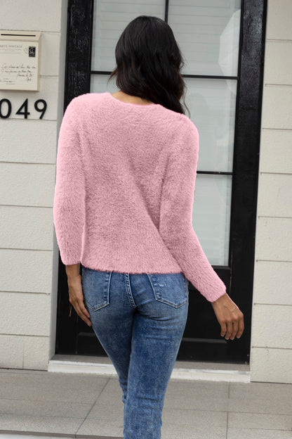 Set aus kurzem Camisole und Cardigan mit offener Vorderseite