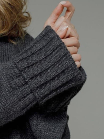 Cardigan mit offener Vorderseite und überschnittenen Schultern und Taschen