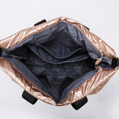 Quilted Nylon Oversize Travel Bag