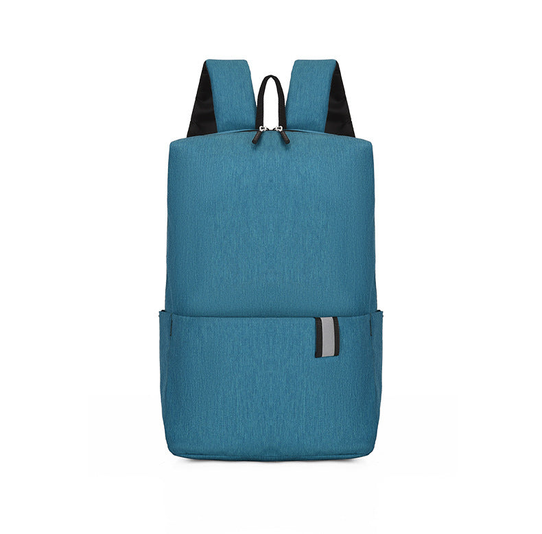 Einfarbiger Rucksack aus Nylon