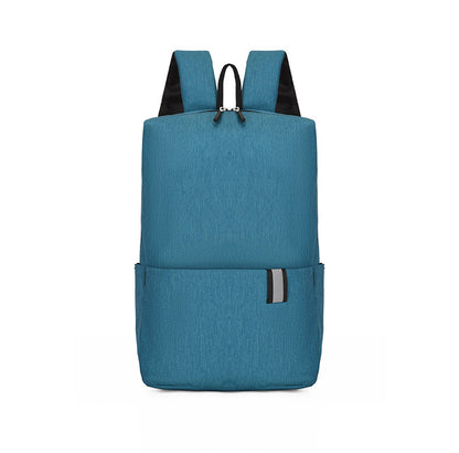 Einfarbiger Rucksack aus Nylon