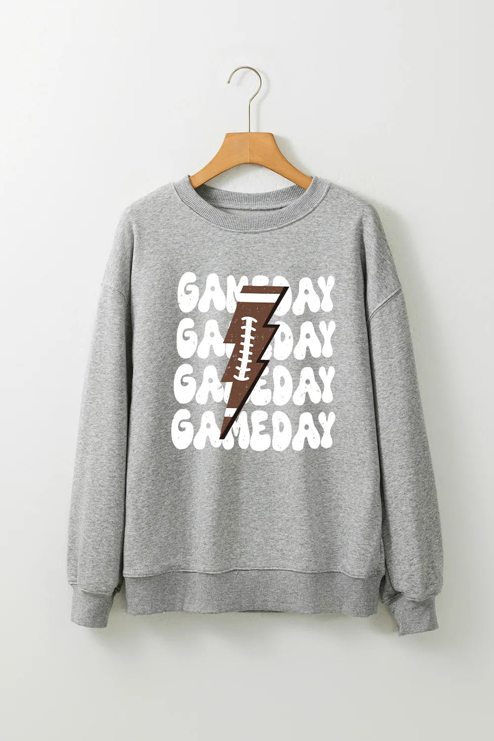 GAME DAY Rundhals-Langarm-Sweatshirt