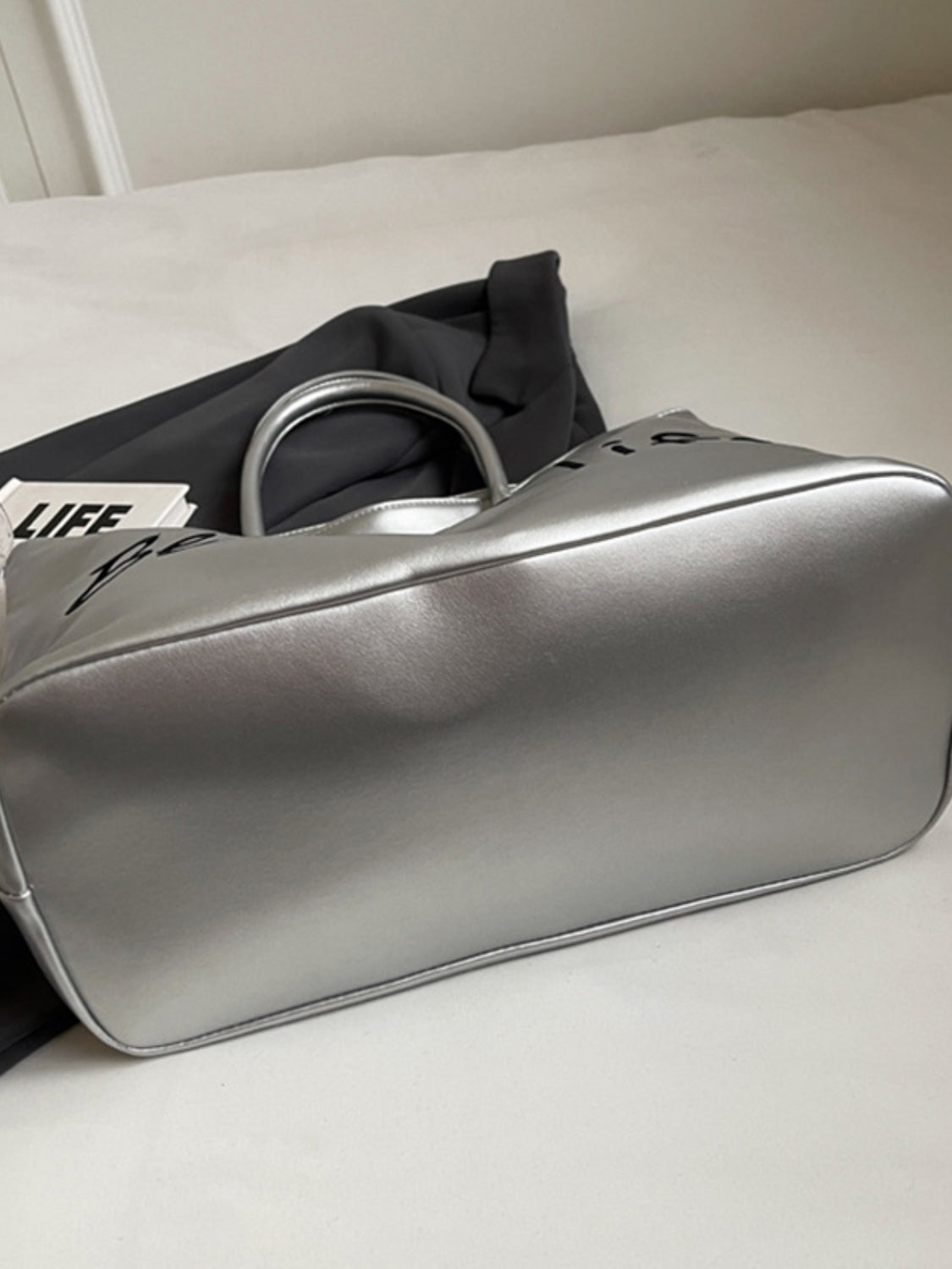 BETTER LIFE Einkaufstasche aus PU-Leder