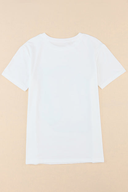 T-Shirt mit Cowboystiefel-Grafik