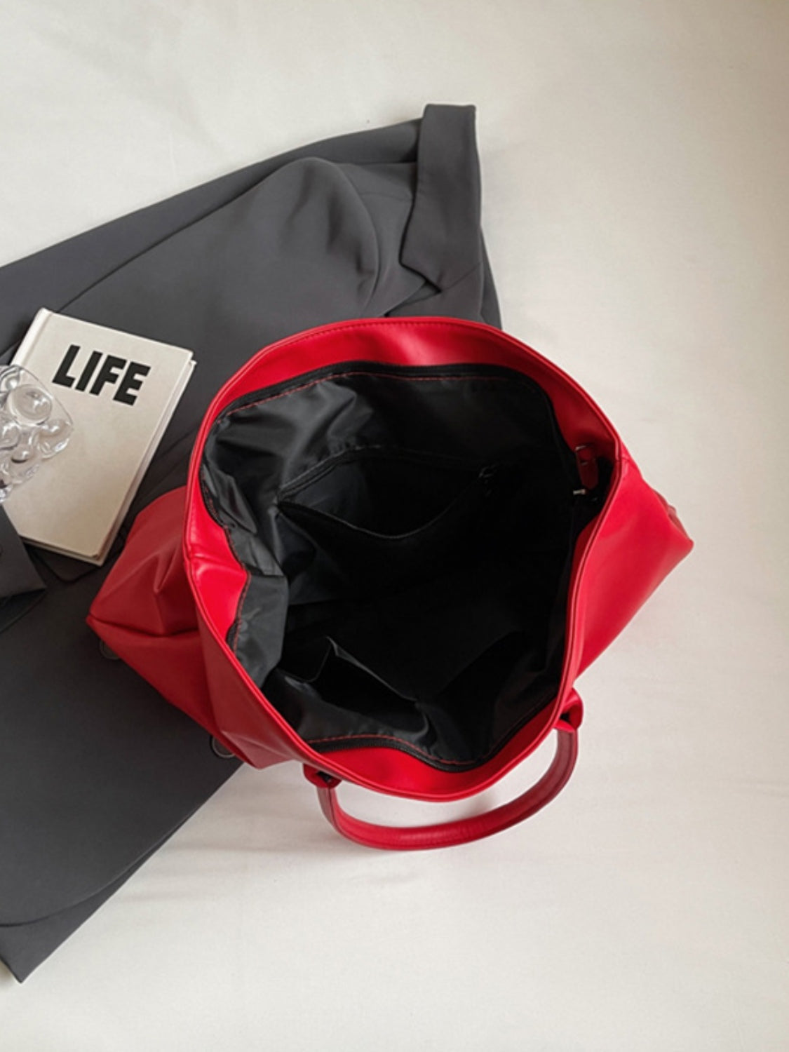 BETTER LIFE Einkaufstasche aus PU-Leder