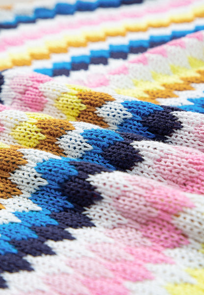 Pullover mit Rundhalsausschnitt und kurzen Ärmeln in Kontrastfarbe