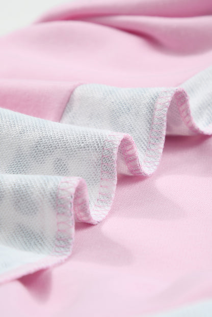 Sweatshirt mit überschnittenen Schultern und Lip-Leopardenmuster in Übergröße