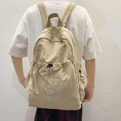 Rucksack aus Nylon mit Kordelzug