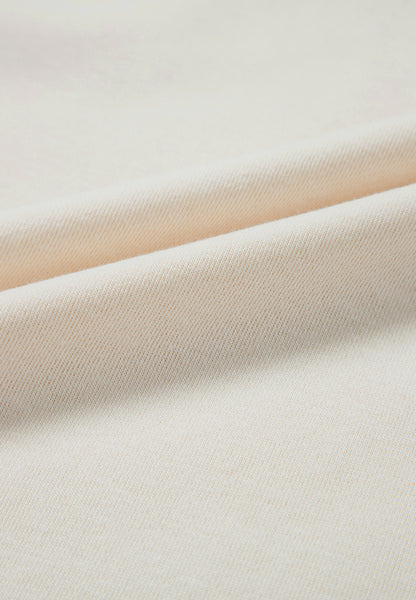 Pearl Detail Round Neck Half Sleeve Blouse