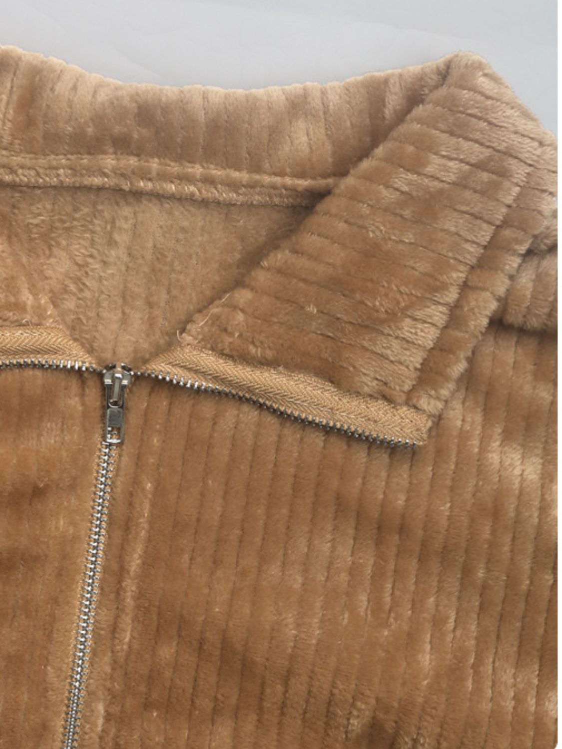 Perfee – Langärmlige Jacke mit Reißverschluss und Kragen