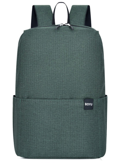 Einfarbiger Rucksack aus Nylon