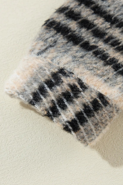 Jeansjacke mit Kapuze, Kordelzug, ungesäumtem Saum und Knopfleiste