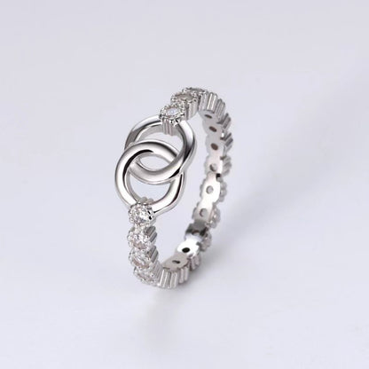 925 Sterling Silber Zirkon Ring