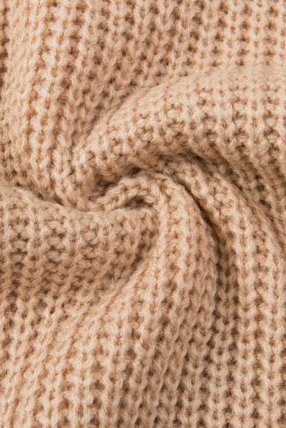 Pullover mit Rundhalsausschnitt und überschnittener Schulter in Farbblock-Optik