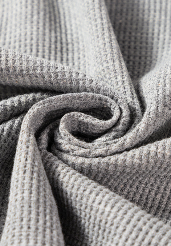 Gestreifte Strickjacke mit offenen Ärmeln und Taschen