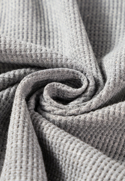 Gestreifte Strickjacke mit offenen Ärmeln und Taschen