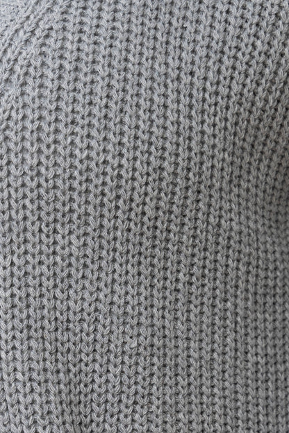 Langärmlige Strickjacke mit Knöpfen und Taschen