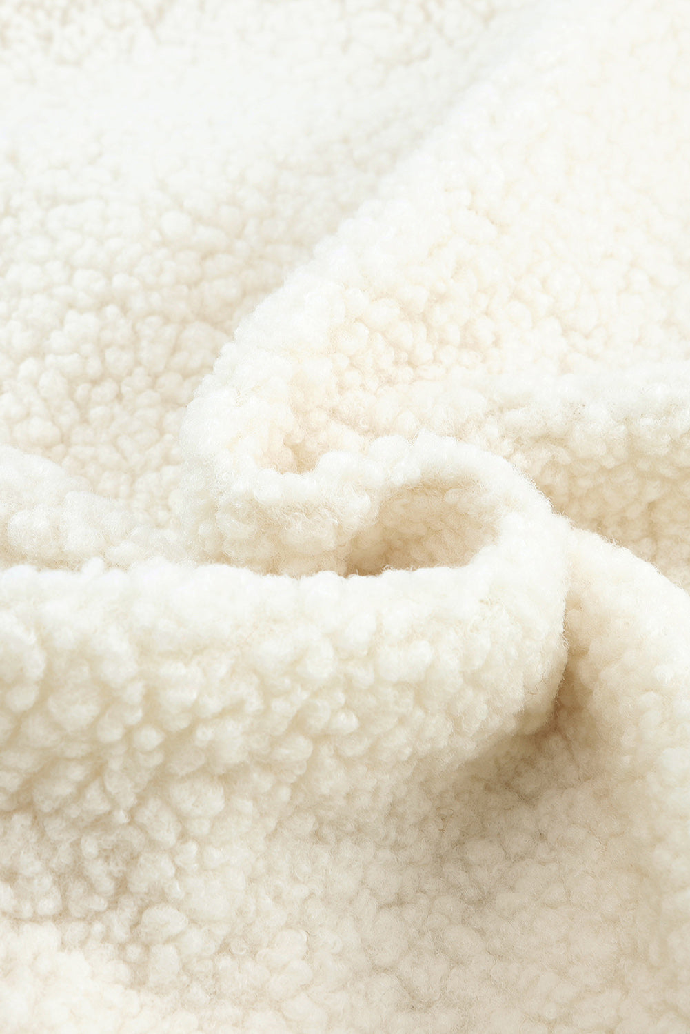 Sherpa-Jacke mit Farbblock-Muster und Kragen