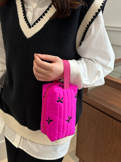 Armband mit kontrastierender Textur und Schleife