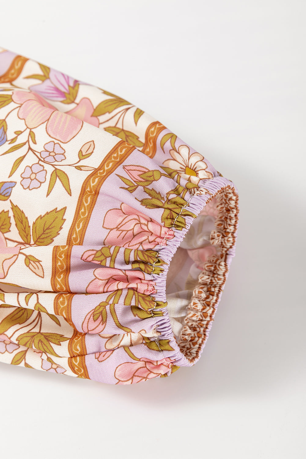 Bedrucktes Button-Down-Langarmhemd