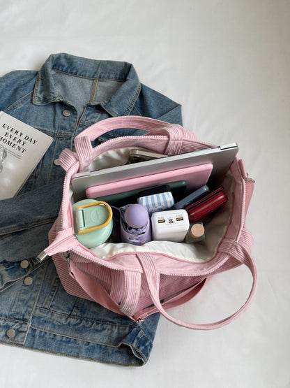 Große Tragetasche aus Cord