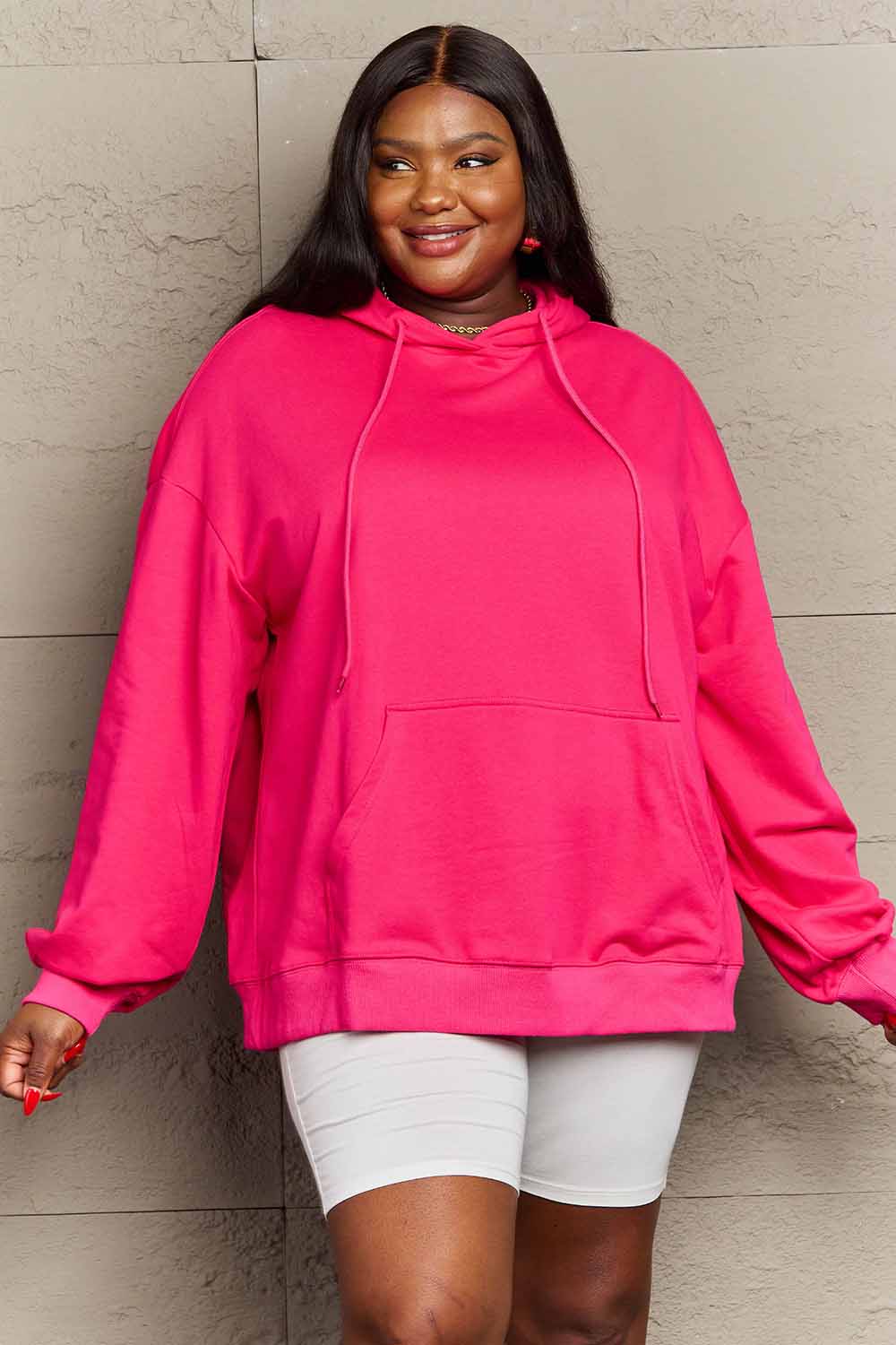 Simply Love Simply Love Kapuzenpullover mit Grafik „TX 1882“ in voller Größe