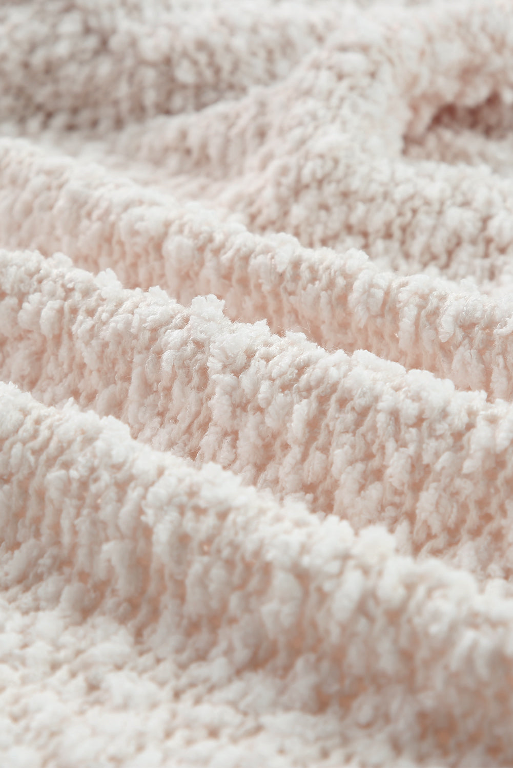 Einfarbige Strickjacke mit offener Vorderseite