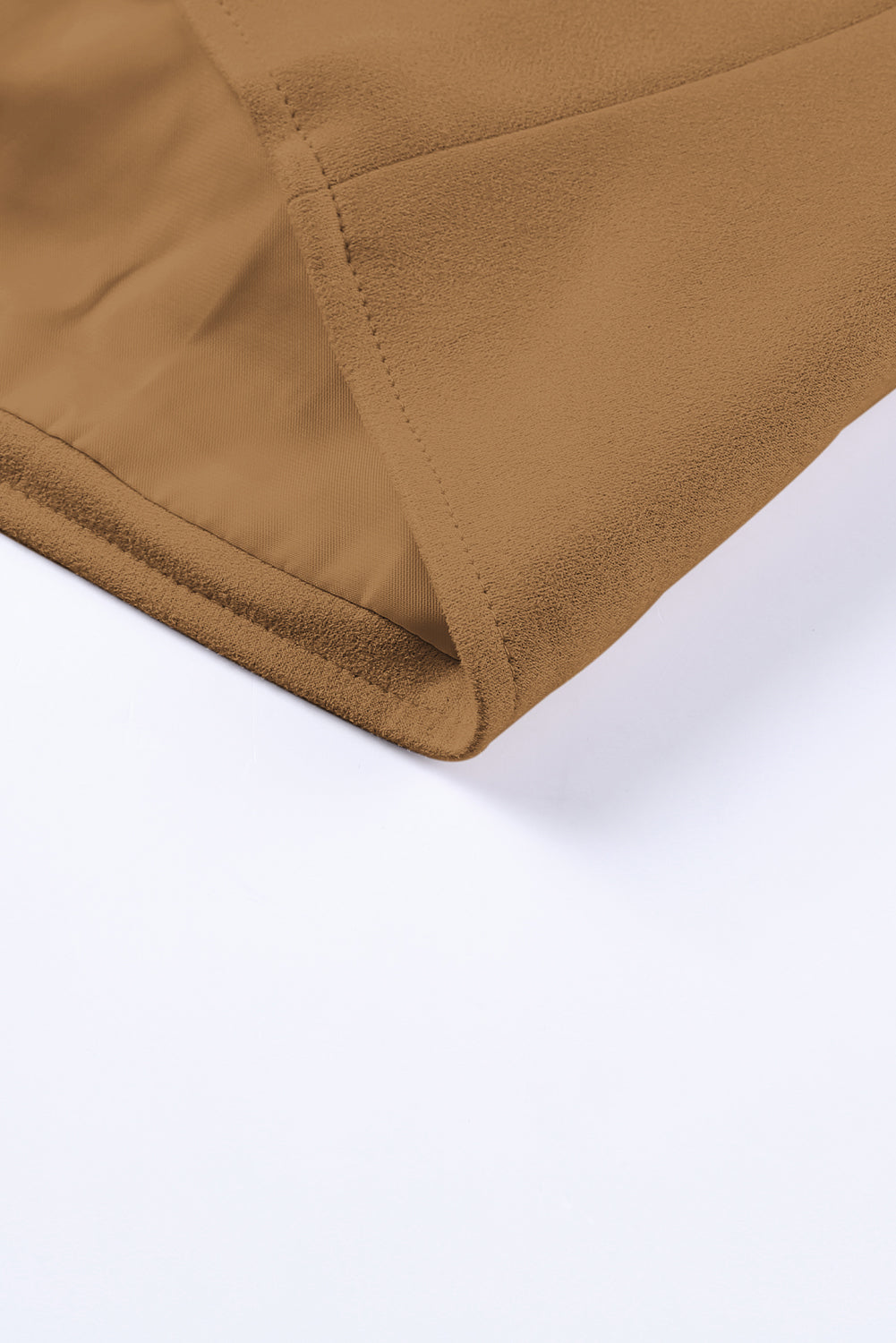 Chaqueta con frente abierto y flecos de talla grande