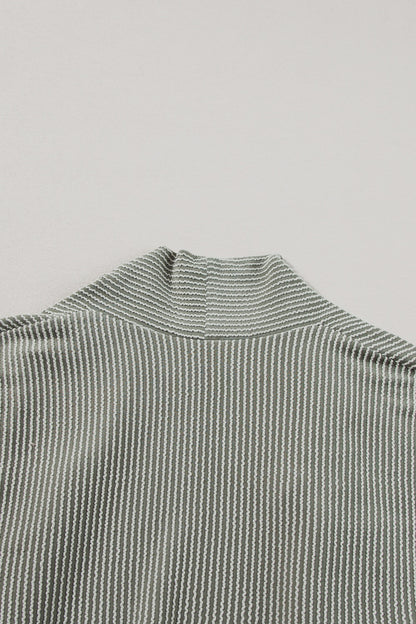 Strukturiertes, langärmliges Cover-Up mit offener Vorderseite