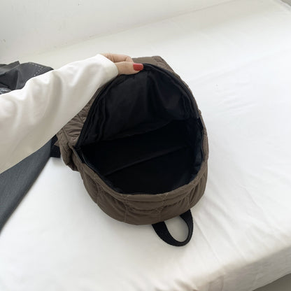 Gesteppte Rucksacktasche aus Polyester