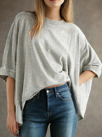 Lovelet T-Shirt mit Rundhalsausschnitt und halblangen Ärmeln