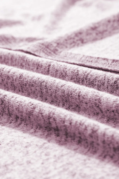 Langärmliges Oberteil mit sichtbaren Nähten und Rundhalsausschnitt