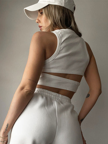 Tanktop mit Rundhalsausschnitt und Cut-Outs