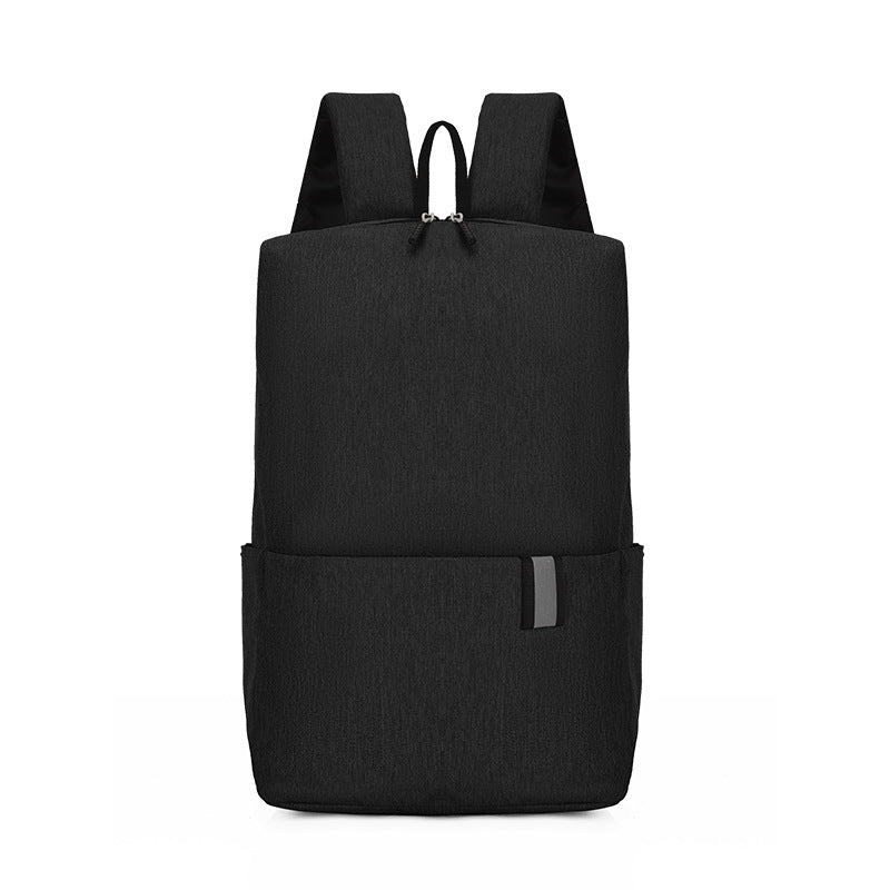 Einfarbiger Rucksack aus Nylon