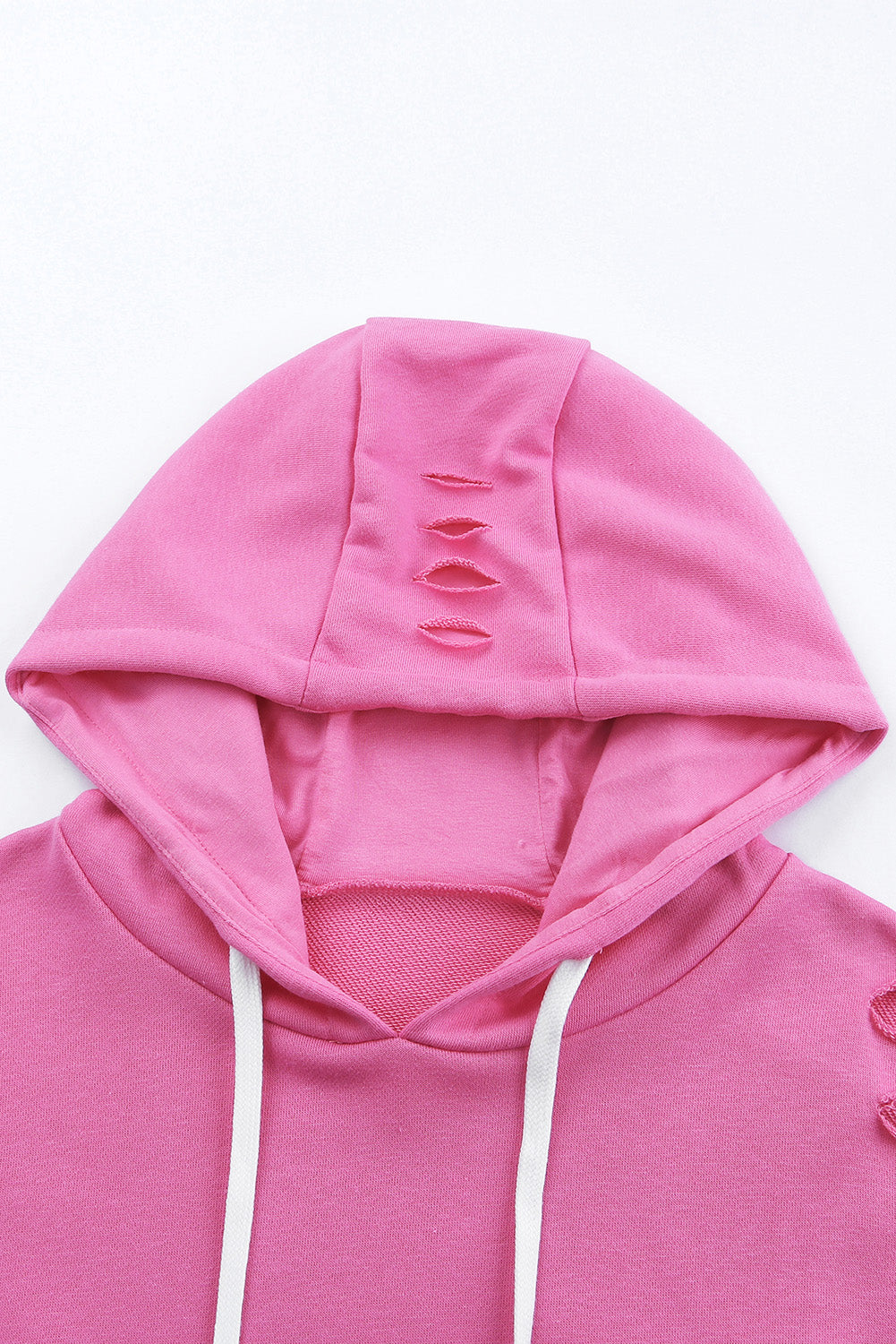 Kapuzenpullover mit Kordelzug und langen Ärmeln im Used-Look