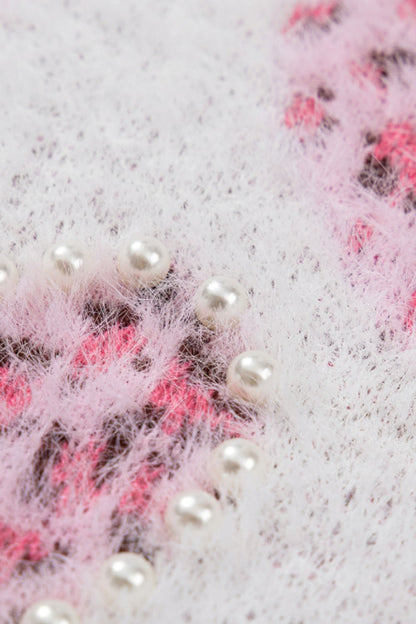 Pullover mit Rundhalsausschnitt und Herzdetail