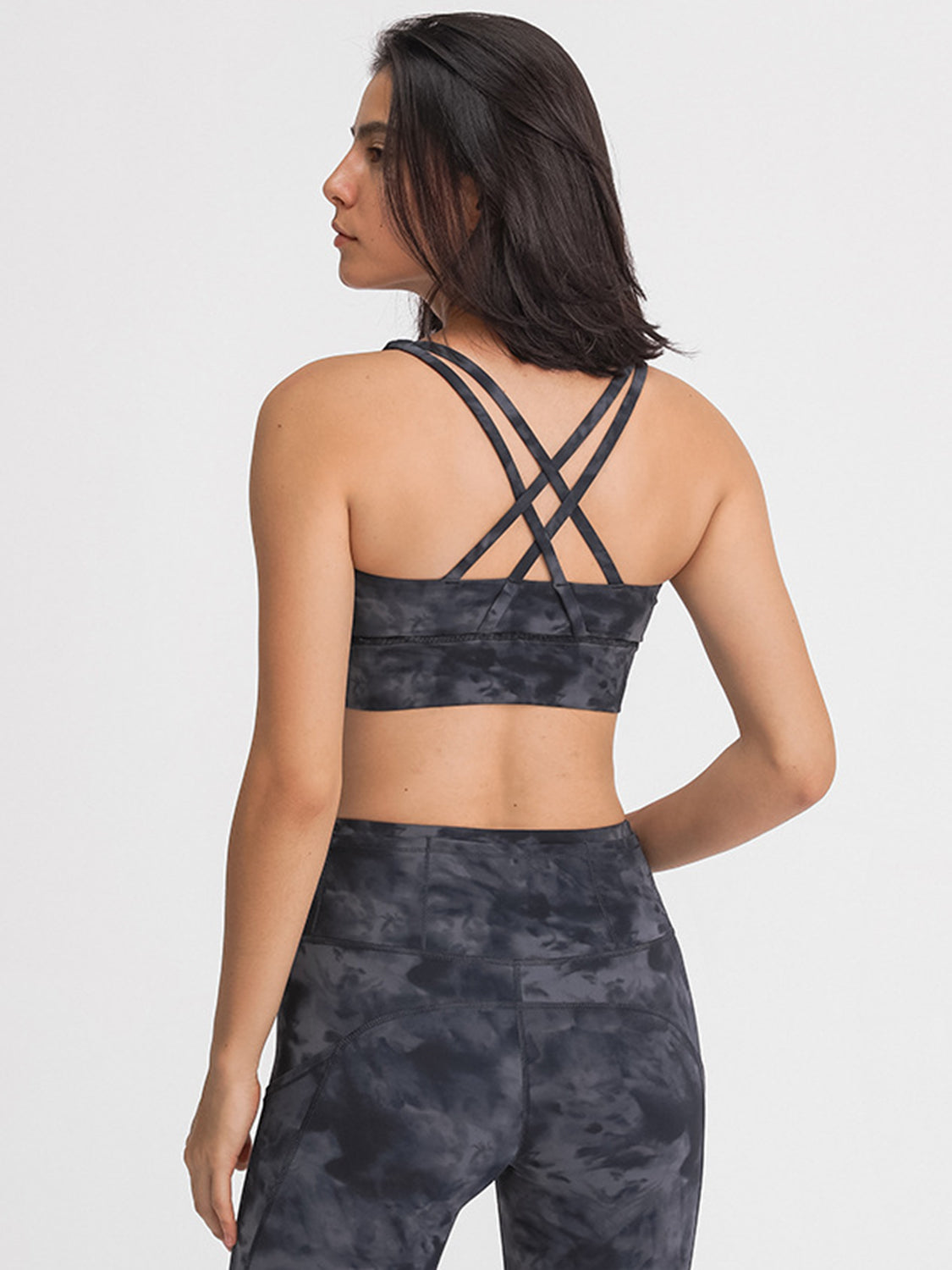 Millennia – Aktives Tanktop mit überkreuztem U-Ausschnitt