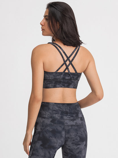 Millennia – Aktives Tanktop mit überkreuztem U-Ausschnitt