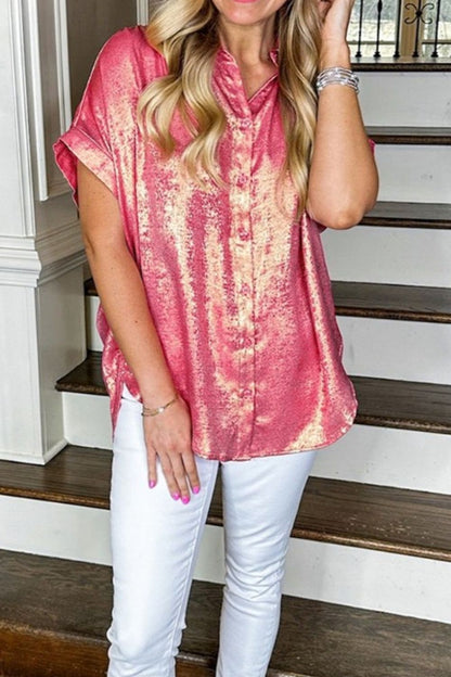 Kurzärmliges Hemd mit Knopfleiste