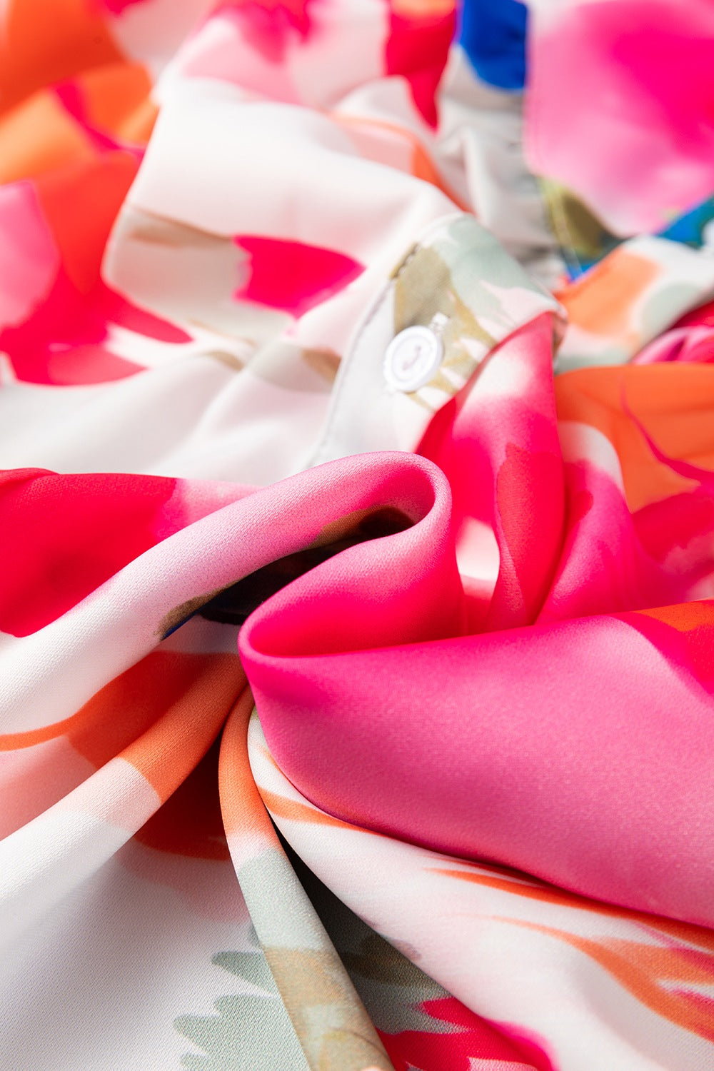 Langarmhemd mit abstraktem Druck und Kragen